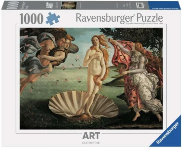 Puzzle Ravensburger 1000 dílků Art Collection: S.Botticelli - Zrození Venuše