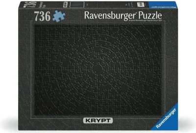 Puzzle Ravensburger 736 dílků Krypt: Black