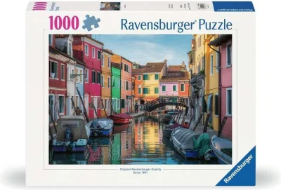 Puzzle Ravensburger 1000 dielikov Burano, Taliansko