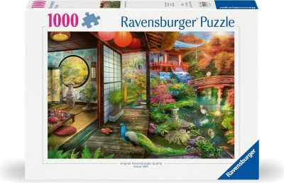 Puzzle Ravensburger 1000 dílků Čajovna v japonské zahradě