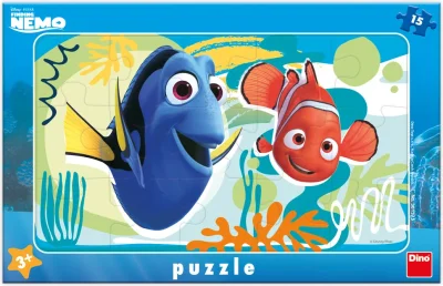 Doskové puzzle Dino 15 dielikov Nemo a Dory