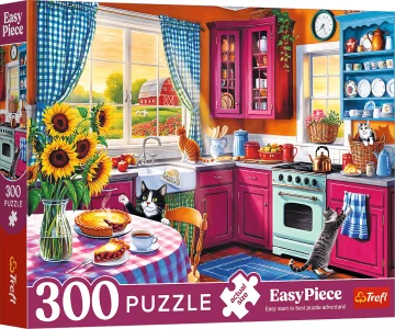 Puzzle Trefl 300 dílků EasyPiece: Ráno v kuchyni