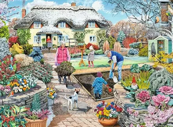 Puzzle Ravensburger 500 dielikov Dedkova záhrada