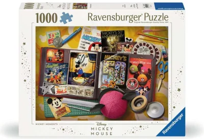 Puzzle Ravensburger 1000 dílků Mickey Mouse v roce 1970