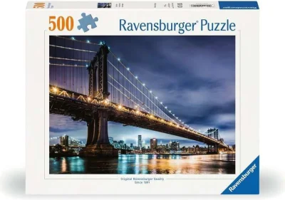 Puzzle Ravensburger 500 dílků New York: Město, co nikdy nespí