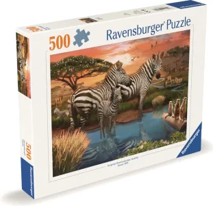 Puzzle Ravensburger 500 dielikov Zebry