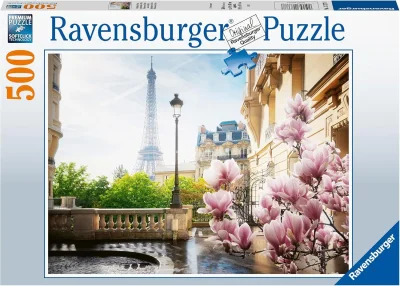 Puzzle Ravensburger 500 dielikov Jarná Paríž
