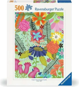 Puzzle Ravensburger 500 dílků Květinová džungle