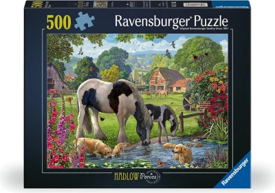 Puzzle Ravensburger 500 dielikov Poníky z Hadlow