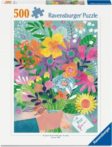 Puzzle Ravensburger 500 dílků Kytky pro tebe