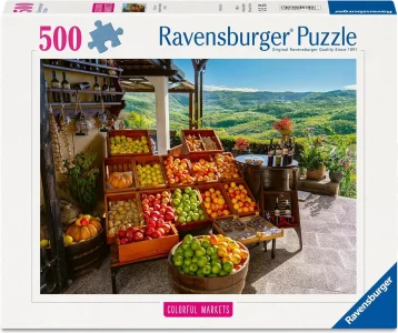 Puzzle Ravensburger 500 dílků Tržiště, Chorvatsko