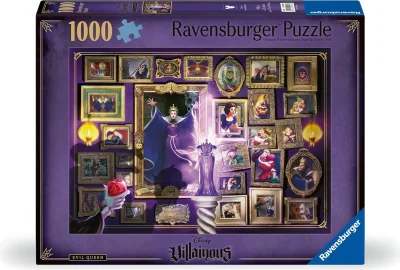 Puzzle Ravensburger 1000 dílků Padouchové: Zlá královna