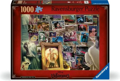 Puzzle Ravensburger 1000 dílků Padouchové: Cruella de Vil
