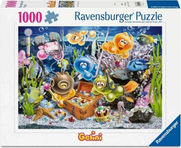 Puzzle Ravensburger 1000 dielikov Gelini pod vodou