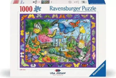 Puzzle Ravensburger 1000 dílků Místo pro motýlky