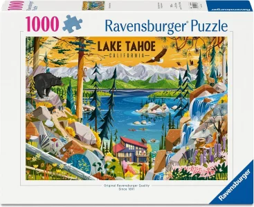 Puzzle Ravensburger 1000 dílků Posvátné jezero Tahoe
