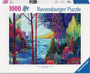 Puzzle Ravensburger 1000 dielikov Indigový les