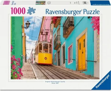 Puzzle Ravensburger 1000 dílků Historická lisabonská tramvaj