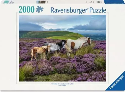 Puzzle Ravensburger 2000 dielikov Divoké kone