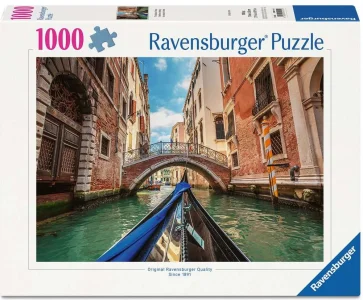 Puzzle Ravensburger 1000 dielikov Plavba Benátkami