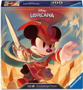 Puzzle Ravensburger 300 dielikov Disney Lorcana: Mickey Mouse - Brave Little Tailor
