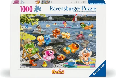 Puzzle Ravensburger 1000 dílků Gelini: Piknik u jezera