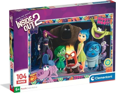 Puzzle pro děti Clementoni 104 dílků SUPER V hlavě 2: Emoce v akci