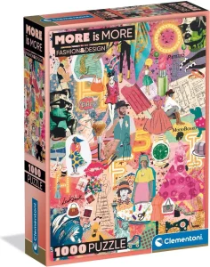 Puzzle Clementoni 1000 dielikov Viac je viac: Móda & Dizajn