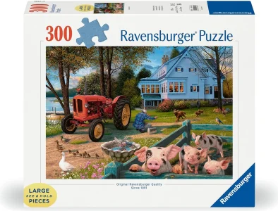 Puzzle Ravensburger 300 větších dílků Život na venkově
