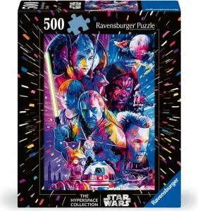 Puzzle Ravensburger 500 větších dílků Hyperspace: Star Wars - Skrytá hrozba