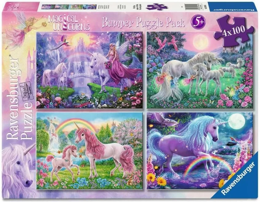 puzzle-sada-ravensburger-4x100-dilku-jednorozci-241698.jpg