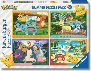 Puzzle sada Ravensburger 4x100 dielikov Pokémon