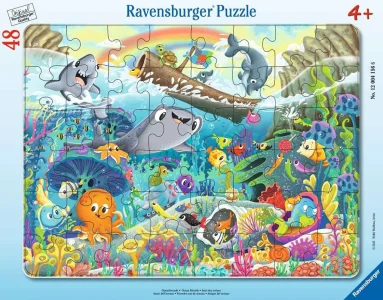 Doskové puzzle Ravensburger 48 dielikov Kamaráti z oceánu
