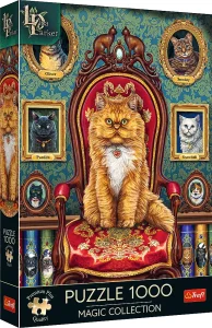Puzzle Trefl 1000 dielikov Magic Collection: Mačací kráľ