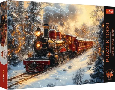 Puzzle Trefl 1000 dielikov Vianočný vlak