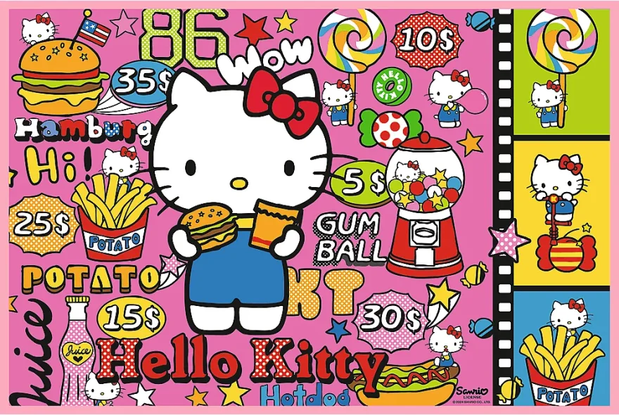 Puzzle Trefl 2x200 dielikov Hello Kitty 2v1