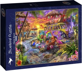 Puzzle BLUEBIRD 1000 dielikov Hippie pláž