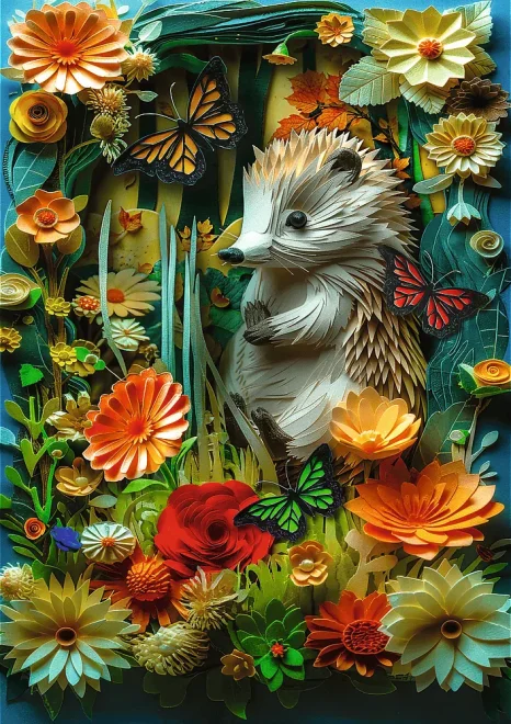 Puzzle Trefl 1000 dielikov Ježko (40. výročie Trefl)