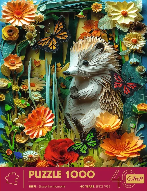 Puzzle Trefl 1000 dielikov Ježko (40. výročie Trefl)