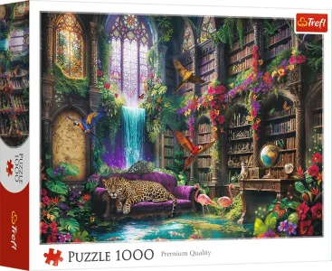Puzzle Trefl 1000 dílků Magická knihovna