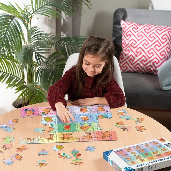 Puzzle pre deti Ravensburger 100 dielikov XXL Kapybara