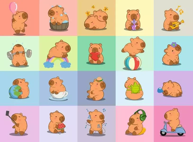 Puzzle pre deti Ravensburger 100 dielikov XXL Kapybara
