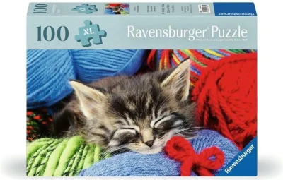 Puzzle Ravensburger 100 dielikov XL Mačiatko vo vlne