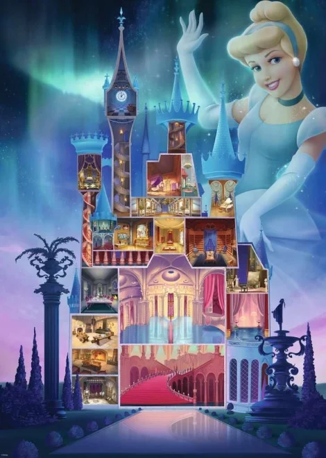 Puzzle Ravensburger 1000 dielikov Disney Castle: Popoluška