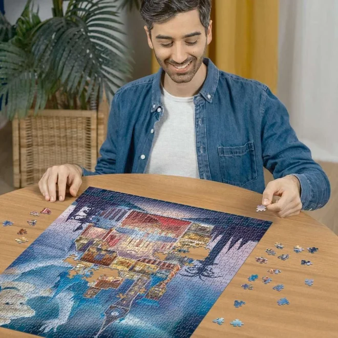 Puzzle Ravensburger 1000 dielikov Disney Castle: Popoluška