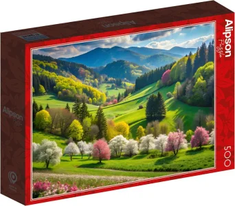 Puzzle Alipson 500 dílků Jarní procházka