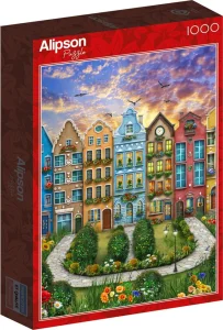 Puzzle Alipson 1000 dielikov Dúhové mestečko