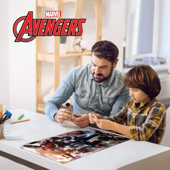 Puzzle s 3D efektom Prime 3D 300 dielikov Marvel Avengers