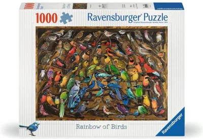 Puzzle Ravensburger 1000 dielikov Dúha z vtákov