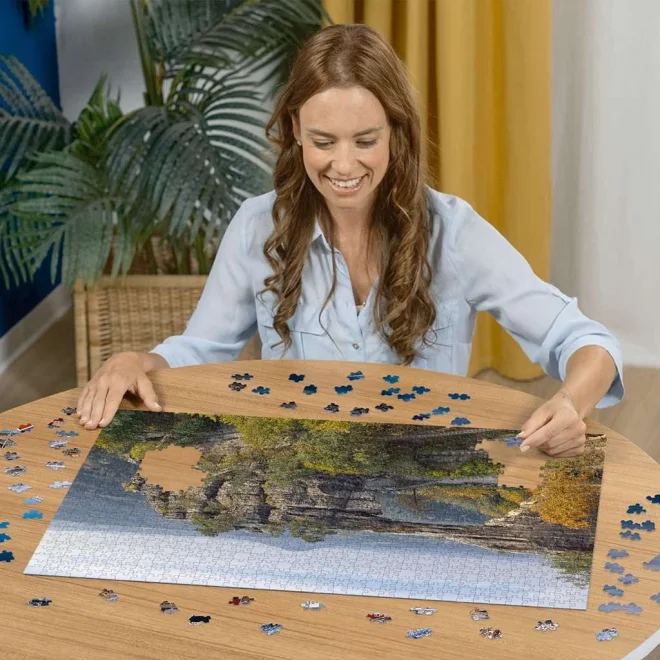 Puzzle Ravensburger 1000 dielikov Pravčická brána, Česká republika